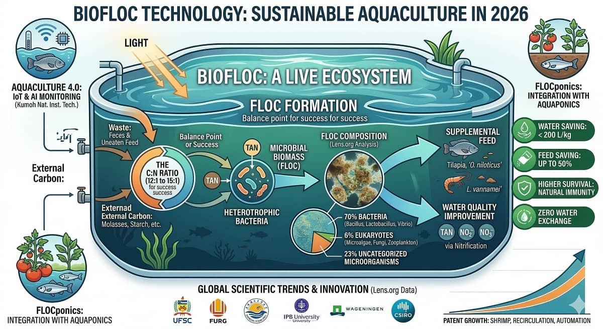 Biofloc Technology (BFT) 2026: A Comprehensive Guide to Aquaculture 4.0 ...