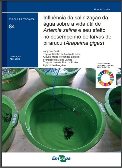 Influencia de la salinidad en la vida útil de la Artemia y su efecto en las larvas de arapaima.