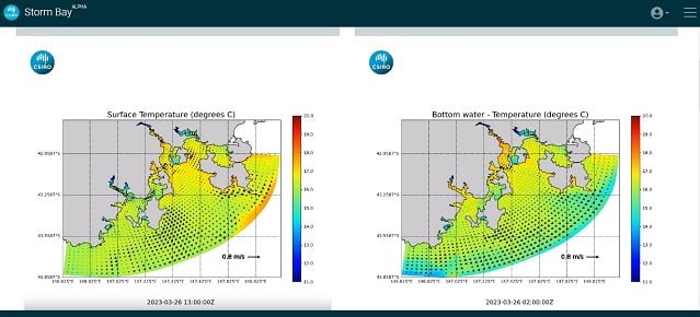“Gemelos digitales” para monitorear el cultivo del salmón en Tasmania 1 Gemelo digital para monitorear la industria salmonera en bahía Storm, Tasmania