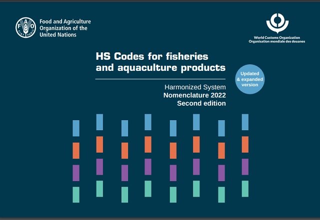 Códigos del Sistema Armonizado para los productos de la pesca y acuicultura. Edición 2022