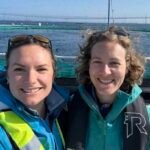 Salmon Hydrolysate for Feeding Farmed Salmon Kathrine Kjos Five and Ingrid Schafroth Sandbakken are working together to better use salmon byproducts. Photo: Kathrine Kjos Five, Nutrimar.
