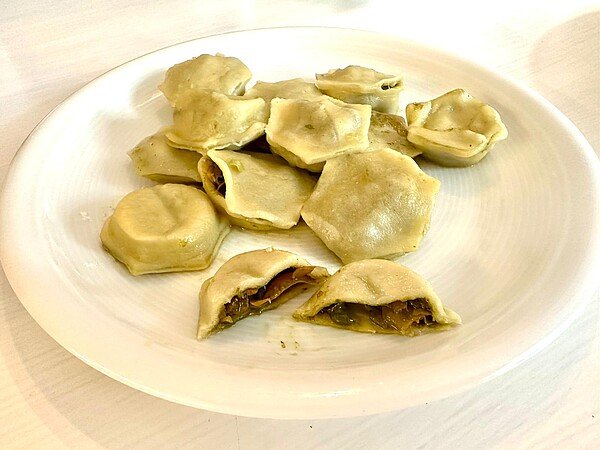 Tortelloni with a microalgae filling: Researchers at the University of Hohenheim experiment with microalgae as a novel food | Picture source: University of Hohenheim / Lena Kopp