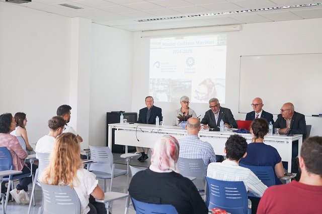 Un total de 226 alumnos se han formado en el Máster en Cultivos Marinos de la ULPGC 1 Inauguración de la décimo tercera edición del Máster Internacional de Cultivos Marinos de la Universidad de Las Palmas de Gran Canaria (ULPGC).