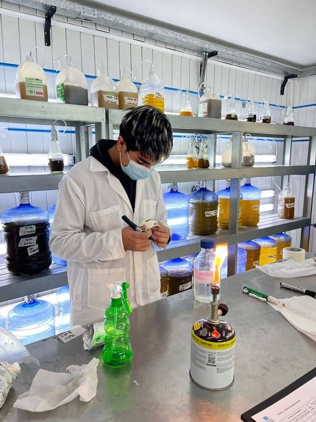 AquaPacífico adjudicó proyecto para impulsar modelo innovación social para fortalecer liceos técnicos-profesionales con formación en acuicultura 1 Laboratorio de cultivo de microalgas en Liceo Mehuín. Cortesía: AquaPacífico.