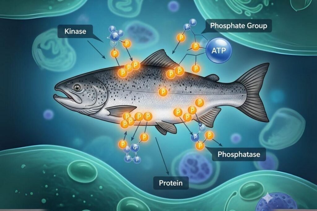 Kinoma del salmón del Atlántico (Salmo salar). Fuente: Universidad de Chile.