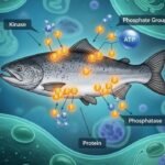 El kinoma del salmón: un mapa genético para optimizar el desarrollo muscular Kinoma del salmón del Atlántico (Salmo salar). Fuente: Universidad de Chile.