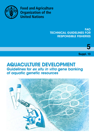 Guía para el establecimiento de un banco de genes de las especies acuícolas.