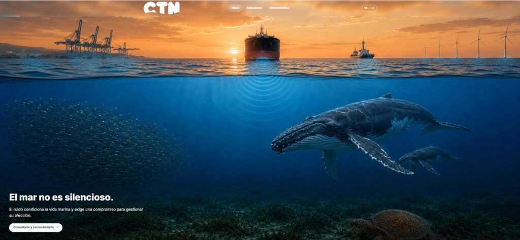 Plataforma digital Marine Acoustics Data Knowledge Hub.