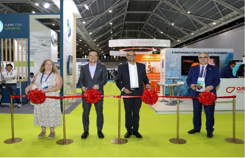 The highly anticipated WA Singapore 2026 Exhibition officiated following a prestigious ribbon cutting ceremony led by, Dr. Wendy Sealy, President, WAS, Mr. Damian Chan, CEO, Singapore Food Agency, Dr. Janil Puthucheary, Senior Minister of State, Ministry of Sustainability and the Environment and Ministry of Education, Singapore and Dr. Farshad Shishehchian, Organising Co-Chair respectively (In the photo, From left to right).